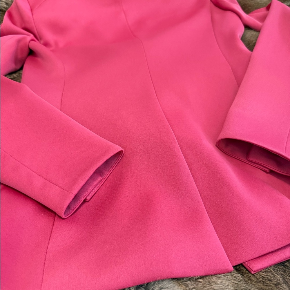 Veronica Beard Miller Dickey Blazer in color Hibiscus - Picture 7 of 16